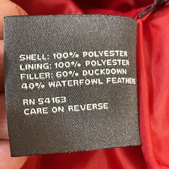 Woman’s Kenneth cole reaction Down Jacket/ Coat  Size XL Red - Picture 4 of 11